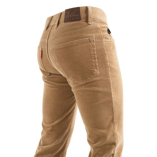 Color camel - Comprar Pantalón TCH Jeans fabricado en Pana fina elástica en España