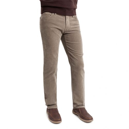 Color beig tierra - Comprar Pantalón TCH Jeans fabricado en Pana fina elástica en España