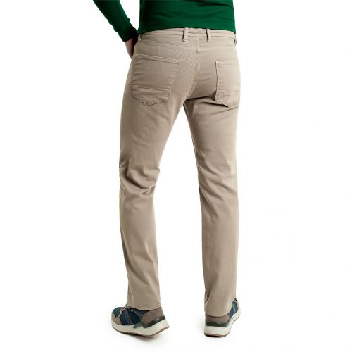Color Beig medio tierra - Comprar Pantalón JEANS TCH 5 bolsillos fabricado en algodón con lycra en España