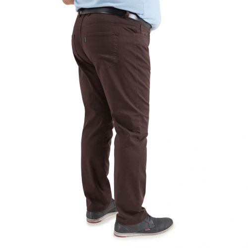 color Marron chocolate - Comprar Pantalón jeans 5 bolsillos en Tallas grandes colores, fabricado españa