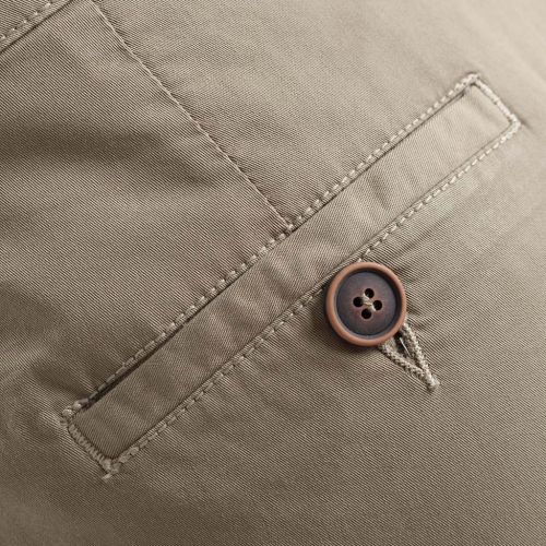 Color beig tierra - Pantalón TCH sport chino, fabricado en gabardina fina elástica algodón con lycra REGULAR
