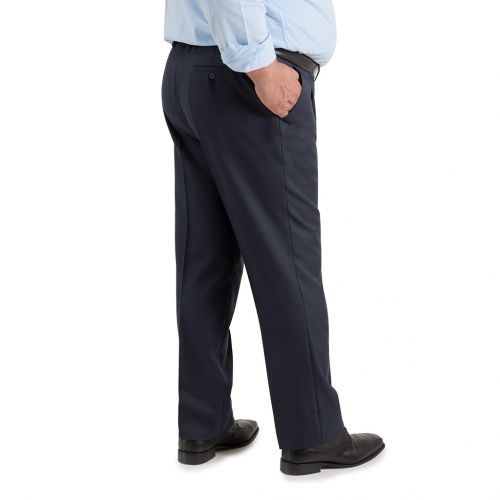 Color azul marino - Comprar Pantalon invierno TCH Tallas grandes Vestir pinza fabricacion española