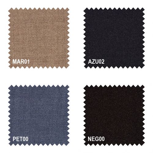 color marron medio - Comprar Pantalon TCH clásico 1 pinza, Fresco Rico Lana verano fabricado españa
