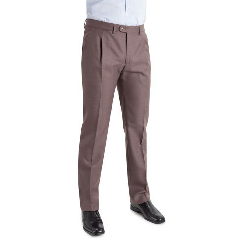 Color marron medio - Comprar Pantalon TCH Vestir 1 pinza Invierno Poliester Lana. Fabricado España