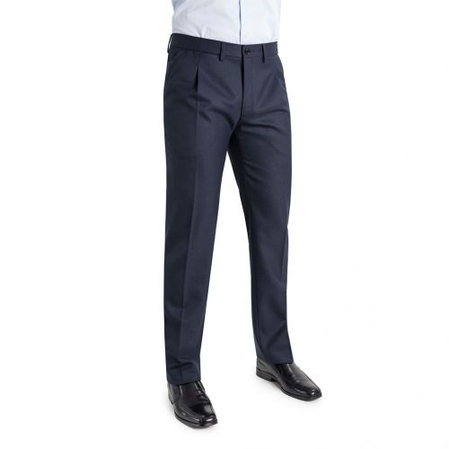 Color azul marino - Comprar Pantalon TCH Vestir 1 pinza Invierno Poliester Lana. Fabricado España