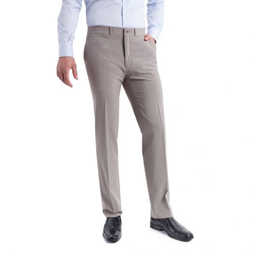 color marrón medio - Comprar Pantalón TCH sin pinzas fabricado en microfibra Lycra en España