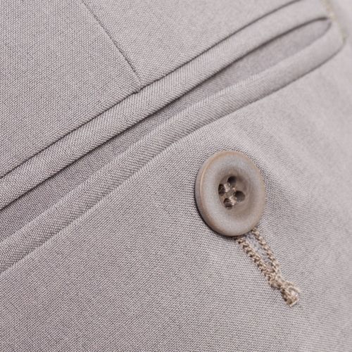 color marrón medio - Comprar Pantalón TCH sin pinzas fabricado en microfibra Lycra en España